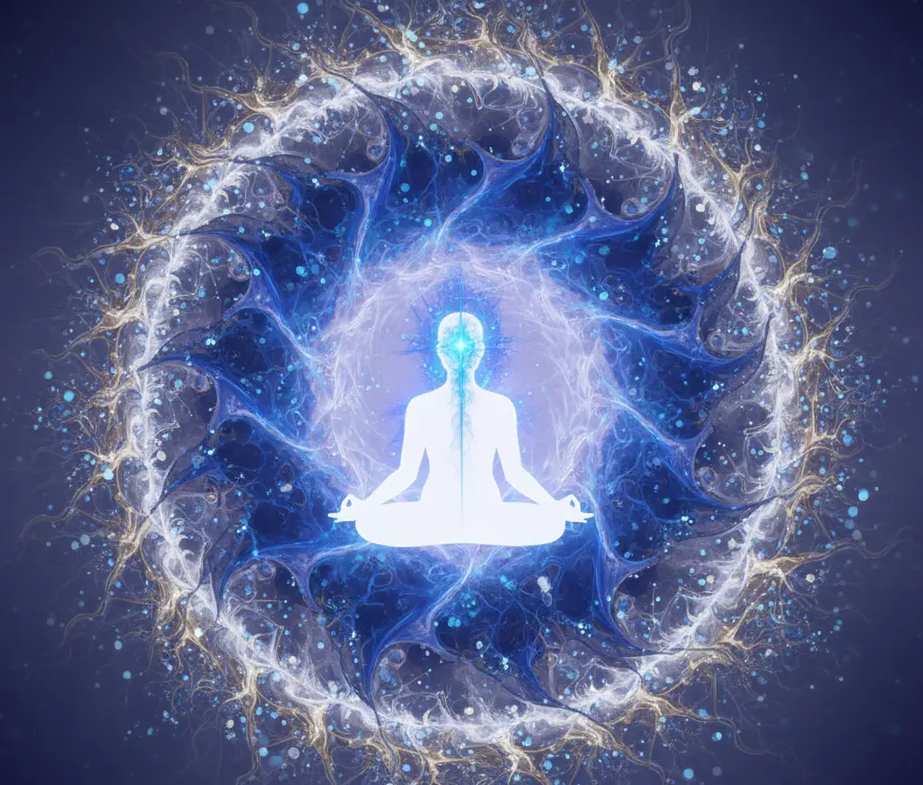 ध्यान में नीला प्रकाश क्यों दिखता है?