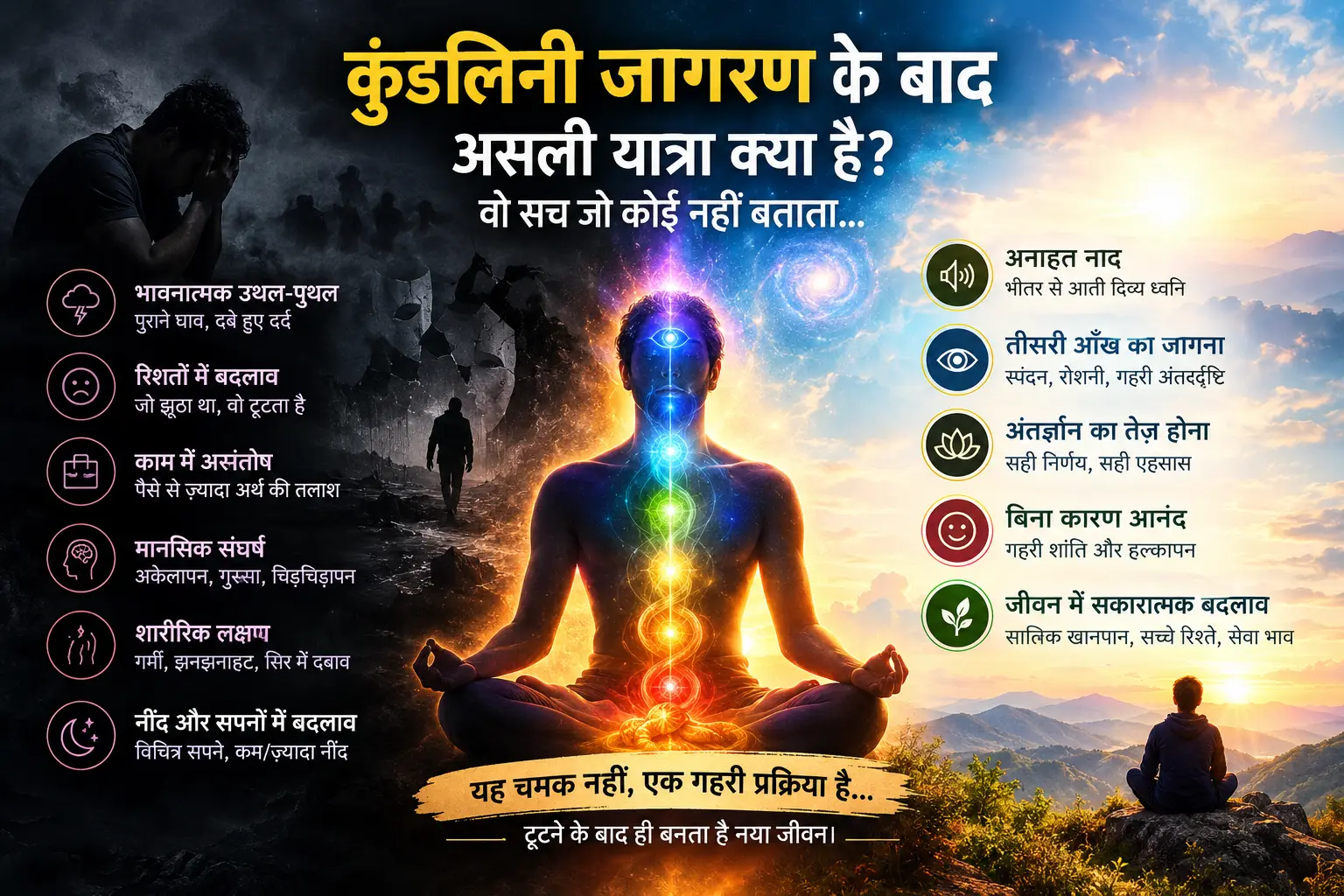 कुंडलिनी जागरण के शारीरिक लक्षण