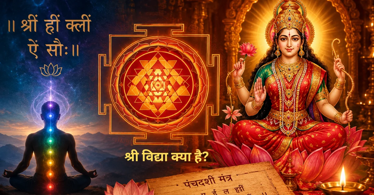 श्री यंत्र, पंचदशी मंत्र और कुंडलिनी का गहरा रहस्य